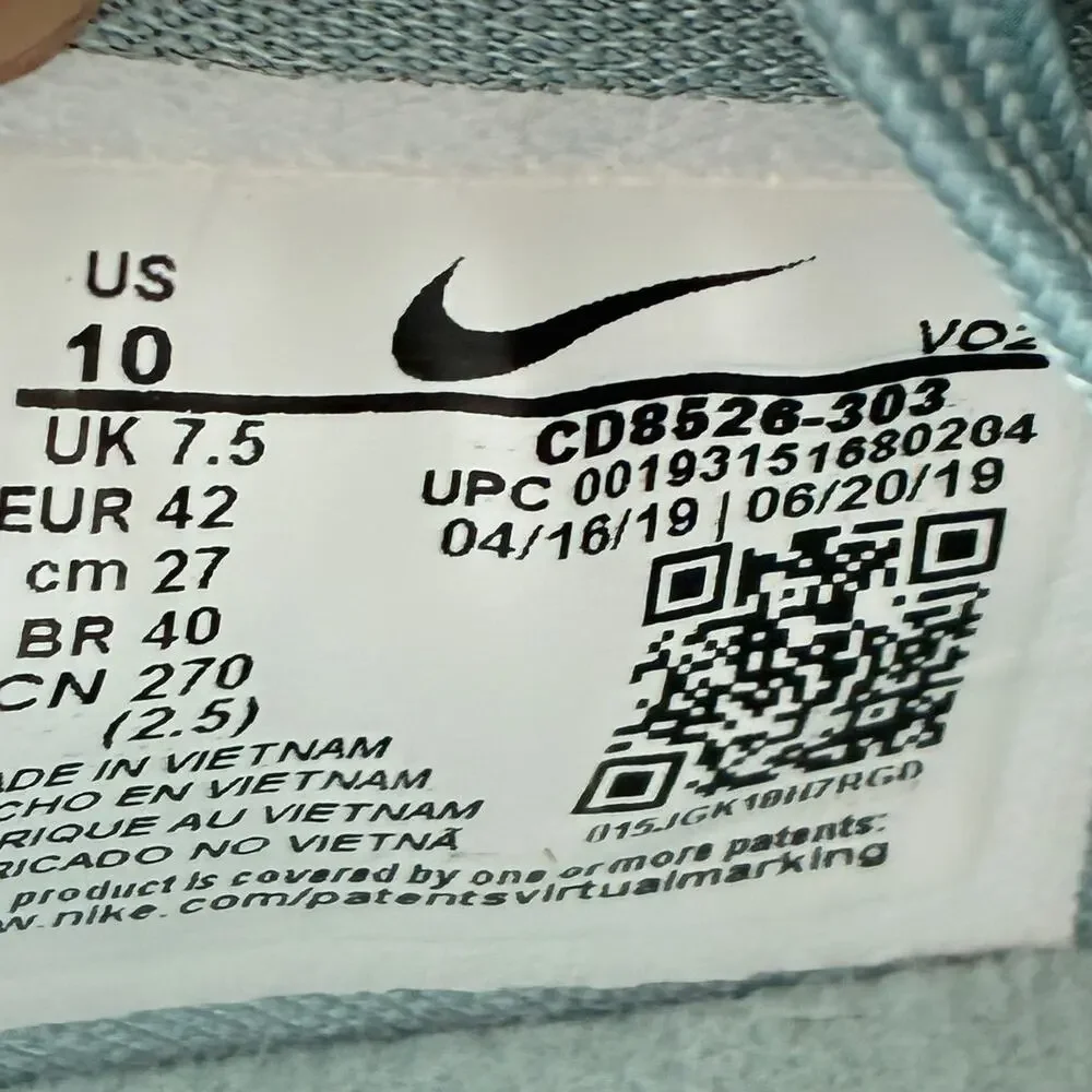 Nike Free Metcon 2 Blue Training Shoes CrossFit Sneaker CD8526-303 Women Size 10 - Picture 10 of 11